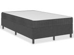 Vidaxl Letto A Molle Insacchettate In Tessuto Grigio Scuro 120X200 Cm