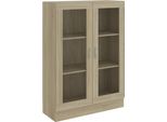 Vetrina Rovere Sonoma 82,5X30,5X115 Cm Materiale In Legno