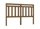 Vidaxl Testiera Marrone Miele 126X4X100 Cm In Legno Di Pino Massiccio