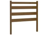 Vidaxl Testiera Marrone Miele 106X4X100 Cm In Legno Di Pino Massiccio