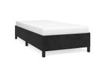 Vidaxl Struttura Letto Nera 80X200 Cm In Velluto