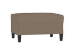 Vidaxl Sgabello Taupe 70X55X41 Cm In Tessuto
