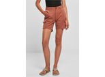 DáMské KraťAsy Urban Classics Donna Pantaloncini Cargo A Vita Alta Terracotta - 34
