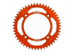 Supersprox Alu-Kettenrad 428 - 49Z (Arancione) RAL-898:49-ORG|ID 110,0 Lk 132,0 4-Loch