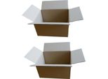 2 Piccole Scatole Da Imballaggio 16 X 12 X 11 Cm