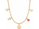 Collana Da Donna Giselle In Acciaio Inossidabile Placcato Oro Di Leonardo