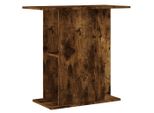 Vidaxl Supporto Per Acquario In Rovere Fumé 75X36X72,5 Cm Materiale A Base Di Legno
