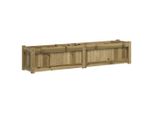 Vidaxl Fioriera 150X31X31 Cm In Legno Di Pino Impregnato