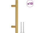 Vidaxl Maniglie Per Mobili 10 Pz. Acciaio Inox Dorato 96 Mm