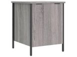 Panca Con Vano Portaoggetti Grigio Sonoma 40X42,5X50 Cm Materiale A Base Di Legno