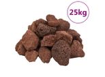 Granuli Di Lava 25 Kg Rosso 5-8 Cm