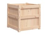 Vidaxl Fioriera 50X50X50 Cm In Legno Di Pino Massiccio