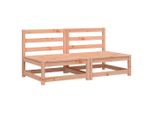 Divani Da Giardino Senza Braccioli 2 Pezzi 70X70X67 Cm Legno Di Abete Douglas