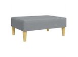 Vidaxl Sgabello Grigio Chiaro 77X55X31 Cm Tessuto