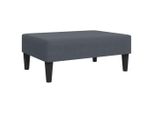 Vidaxl Sgabello Grigio Scuro 77X55X31 Cm In Velluto