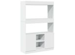 Vidaxl Credenza Bianca 92X33X140 Cm Materiale A Base Di Legno