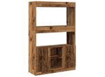 Vidaxl Credenza In Legno Vecchio 92X33X140 Cm Materiale A Base Di Legno