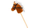 Cavallo Hobby Scarlet, Cavallo Marrone Chiaro Su Un Bastone