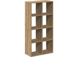 Vidaxl Libreria Divisoria In Rovere Artisan 69,5X29X137,5 Cm