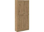 Vidaxl Credenza Rovere Artigianale 82,5X30,5X185 Cm Materiale A Base Di Legno
