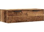 Vidaxl Armadio A Muro Effetto Legno Vecchio 68X30X20 Cm Materiale Legno