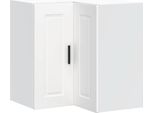Vidaxl Pensile Angolare Da Cucina Porto Bianco In Legno