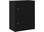Vidaxl Libreria In Rovere Nero 40X24X52 Cm Materiale A Base Di Legno