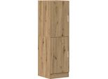 Vidaxl Armadio Da Cucina Artisan Oak 38X41,5X131,5 Cm Materiale A Base Di Legno