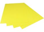 Happy Color 4 Pezzi Di Cartoncino A4 Carta Toner 170G, Giallo 10