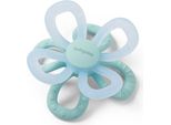 Teether In Silicone Fiore, Blu