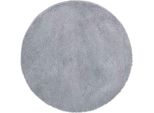 Vidaxl Tappeto Shaggy A Pelo Alto Navarra Grigio Chiaro 120X120 Cm Poliestere