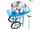 Macchina Per Zucchero Filato Professionale 1000W Con Carrello - Macchine Per Zucchero Filato Commerciale Blu