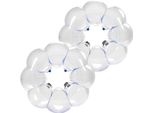 Succebuy Gonfiabile Bumper Shock Ball Sumo Zorb Ball 0,9M Set Di 2 Con Strisce Blu