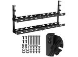 Organizzatore Di Cavi Sottopiano Maclean Carico Max. 5 Kg Max. 728 Mm 2 Livelli Nero MC-102 B