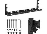Organizzatore Di Cavi Sotto La Scrivania Maclean Portata 5 Kg Max. 728 Mm Nero MC-103 B