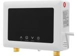 Scaldabagno Istantaneo, Temperatura Regolabile, Design A Risparmio Energetico, Bianco, 220V