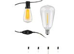 Luci Fiabesche A Led, Impermeabili, Efficienti Dal Punto Di Vista Energetico, 100FT 30M 50LED, Spina Ue
