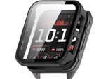 Inf Custodia Protettiva Per Garmin Venu X1, Pc + Pellicola, 2 Pezzi Nero