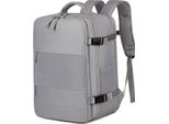 Zaino Da Viaggio, Materiale Impermeabile, Design Multifunzionale, Grigio