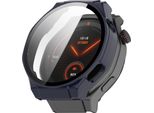 Inf Custodia Protettiva Per Honor Watch 5 Ultra, Pc + Vetro Temperato Blu