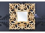 Splendido Specchio Da Parete Barocco 76 X 76 Cm Oro - Specchio Dorato Quadrato Specchio Da Parete Barocco Oro Antico, Altezza 76 Cm, Larghezza 76 Cm, Nobile E Splendido