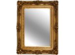 Casa Padrino Specchio Da Parete Barocco Oro Anticato Altezza 121 Cm, Larghezza 90 Cm - Nobile E Magnifico