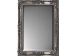 Casa Padrino Specchio Barocco Argento Antico 62 X H. 82 Cm - Specchio Da Parete Rettangolare In Stile Barocco - Magnifico Specchio Guardaroba In Stile Antico - Interni Barocchi - Mobili Barocchi Artigianali