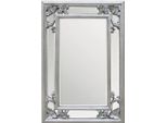 Casa Padrino Specchio Barocco Argento 66 X H. 96 Cm - Specchio Da Parete Rettangolare In Stile Barocco - Magnifico Specchio Da Armadio In Stile Antico - Interni Barocchi - Mobili Barocchi