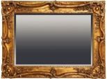 Casa Padrino Specchio Barocco Oro Antico 118 X H. 88 Cm - Specchio Da Parete Rettangolare In Stile Barocco - Magnifico Specchio Da Armadio In Stile Antico - Interni Barocchi - Mobili Barocchi Fatti A Mano