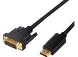 Logilinkcv0130 Cavo Adattatore Logilink Displayport - Dvi, Nero, 1,0 M