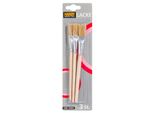 Set Di Pennelli Per Olio Hardex 3 Pz. Piatti