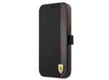 Ferrari Fesaxflbkp13Lbk Iphone 13 Pro /13 6,1 Czarny/Black Book On Track Carbon Stripe