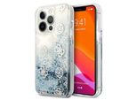 Guess Guhcp13Llgpebl Custodia Rigida Iphone 13 Pro / 136,1 Niebieski/Blu Peony Liquid Glitter