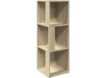 Vidaxl Scaffale Angolare Rovere Sonoma 33X33X100 Cm Materiale A Base Di Legno
